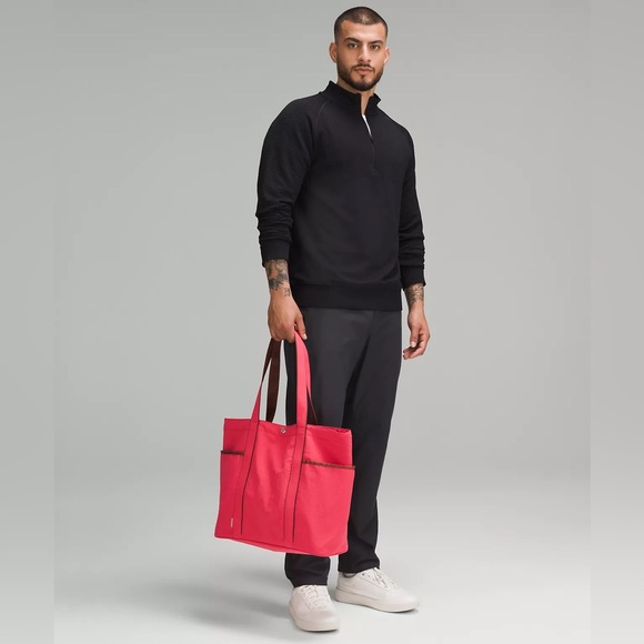 Lululemon Daily Multi-Pocket Tote Bag 20L- Glaze Pink/Ancient Copper - Picture 5 of 5